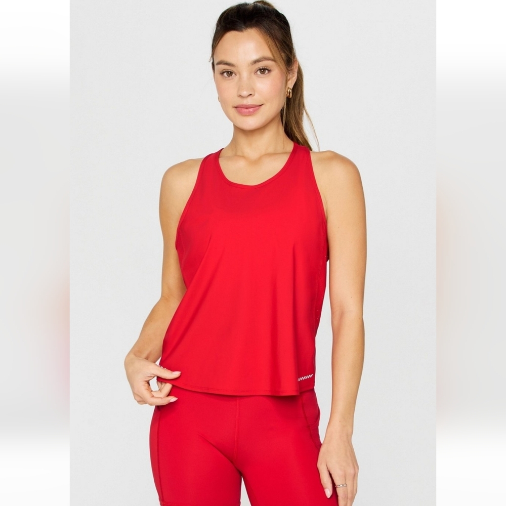Fabletics Heated Red Tank Top